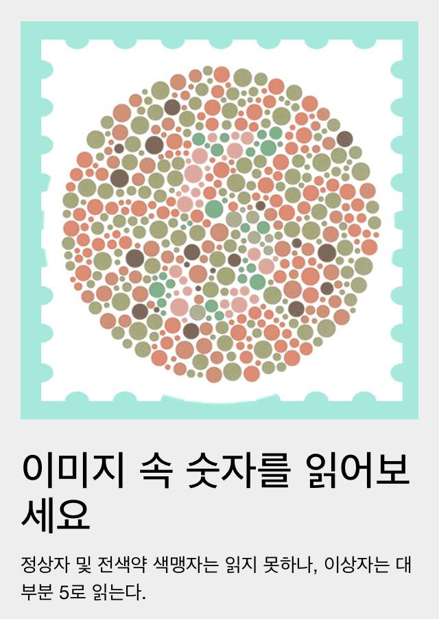 이게 무슨 숫자로 보여? [색맹/색약/색각이상] - 유머/이슈 - YULDO