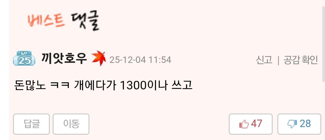 여자친구 강아지 눈 수술비용 900만원... | 인스티즈