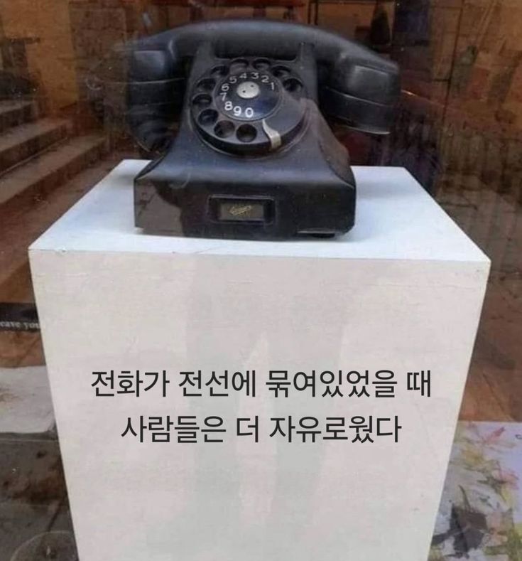 전화가 전선에 묶여있었을 때 | 인스티즈